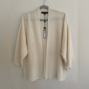 Catherine Malandrino ivory kimono sleeve cardigan